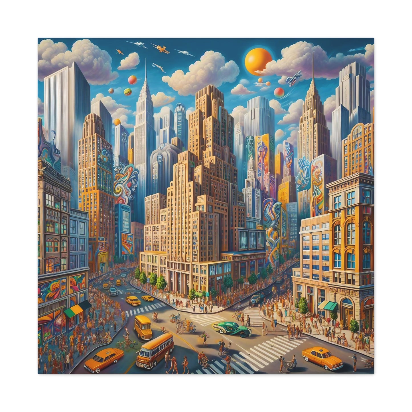 Canvas Gallery Wrap - City 6