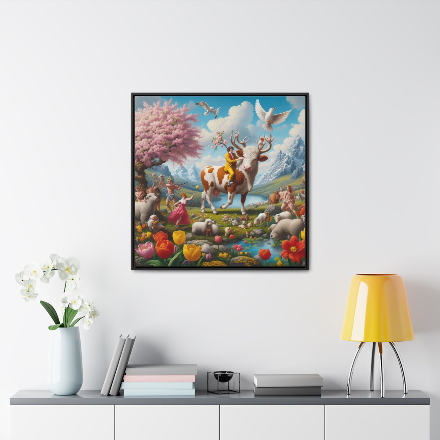 Framed Gallery Canvas Wrap - Spring 28