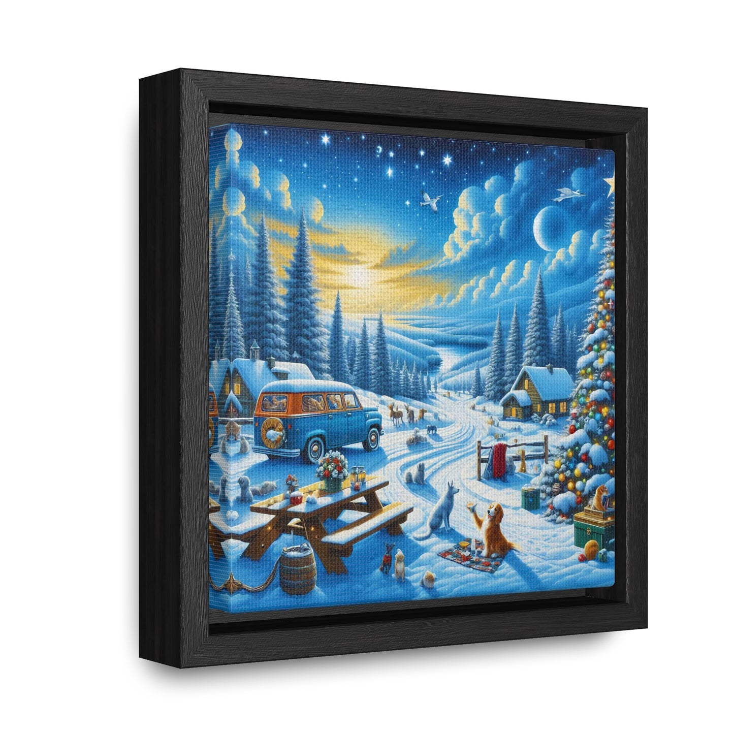 Framed Gallery Canvas Wrap - Winter 110