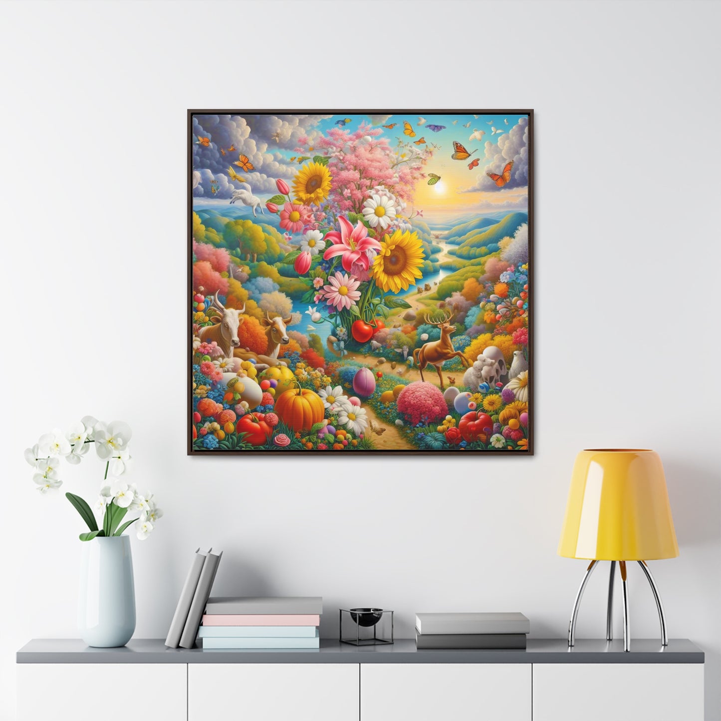 Framed Gallery Canvas Wrap - Spring 40