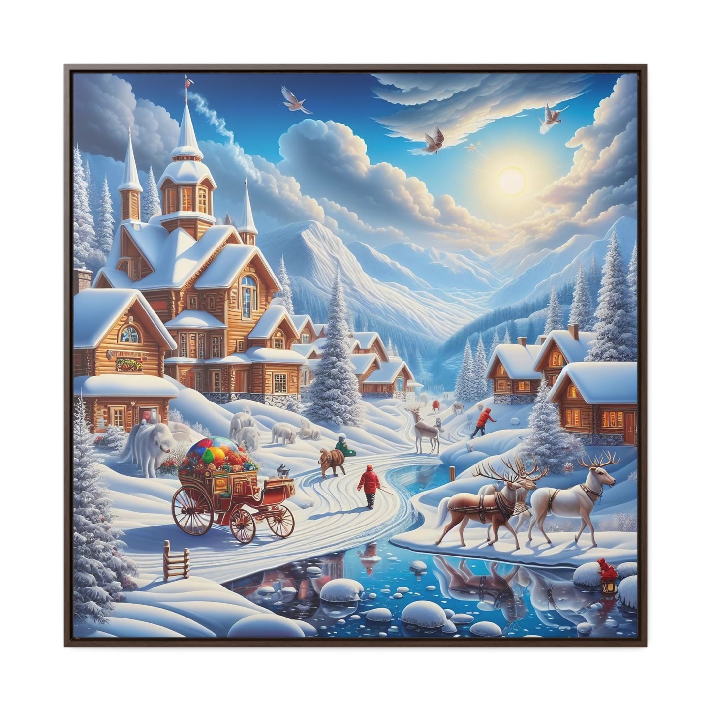 Framed Gallery Canvas Wrap - Winter 115