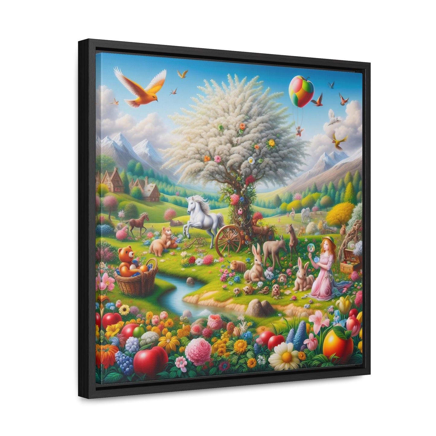Framed Gallery Canvas Wrap - Spring 127