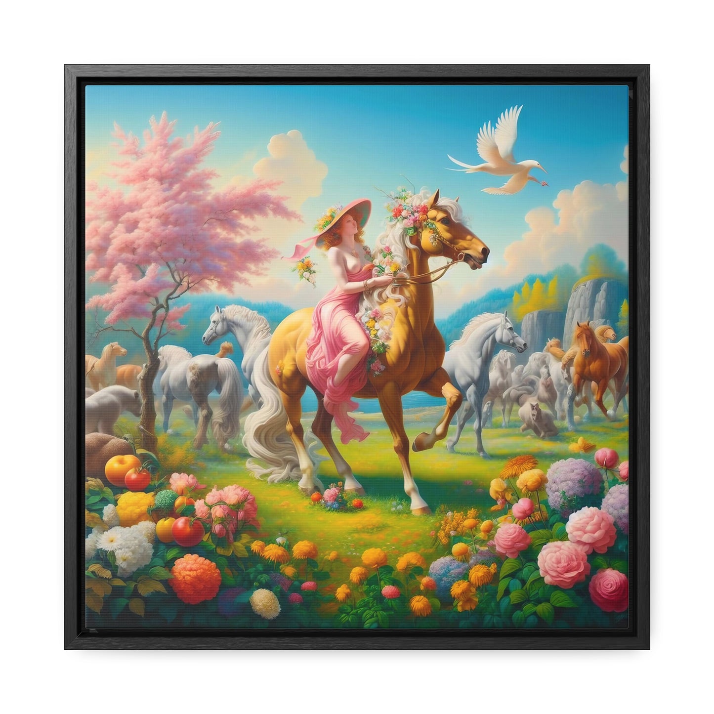 Framed Gallery Canvas Wrap - Spring 41