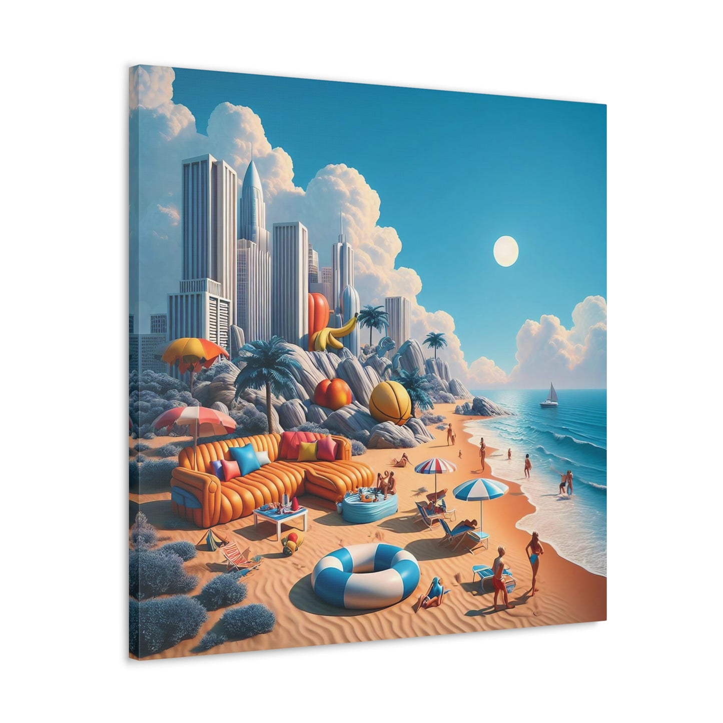 Canvas Gallery Wrap - Beach 19