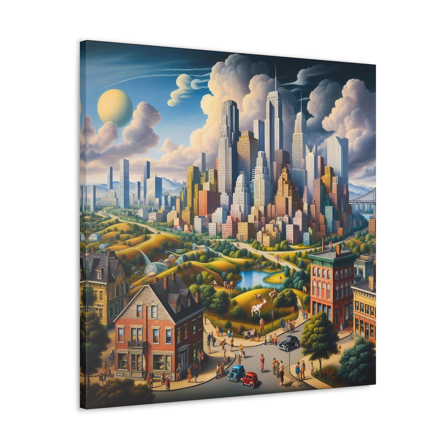 Canvas Gallery Wrap - City 7