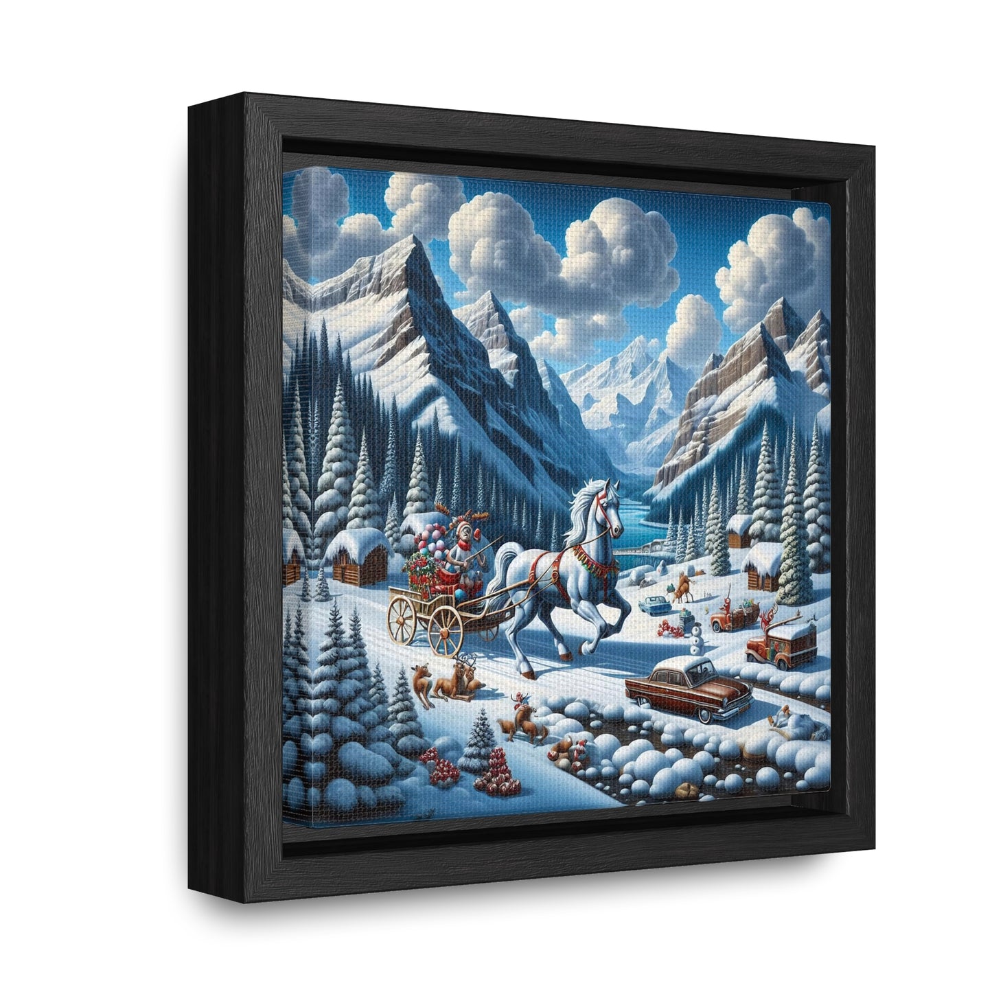 Framed Gallery Canvas Wrap - Winter 107