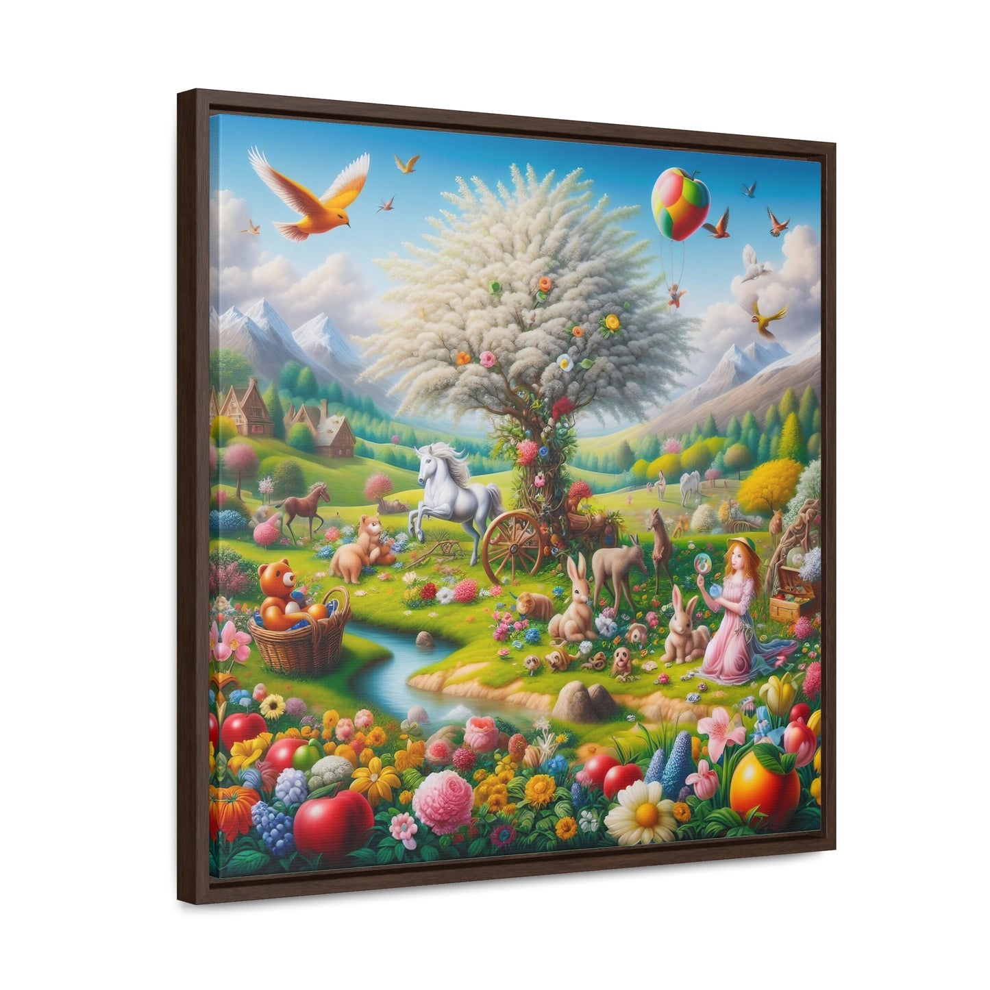Framed Gallery Canvas Wrap - Spring 127
