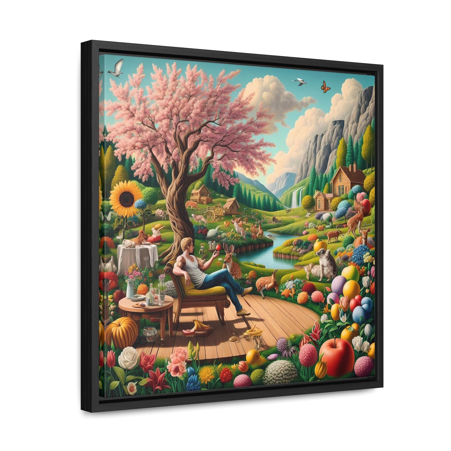 Framed Gallery Canvas Wrap - Spring 13