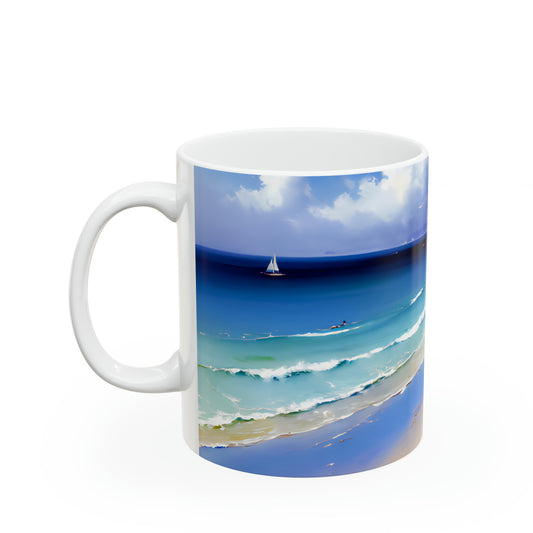 Ceramic Mug 11oz - Beach 3003