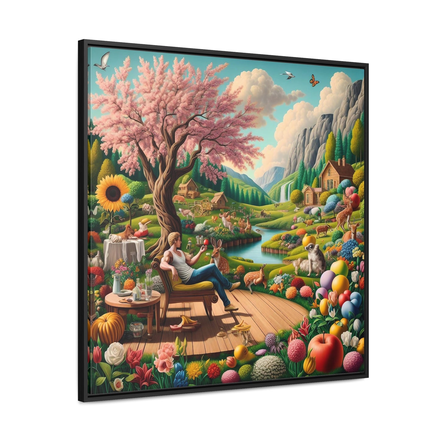 Framed Gallery Canvas Wrap - Spring 13