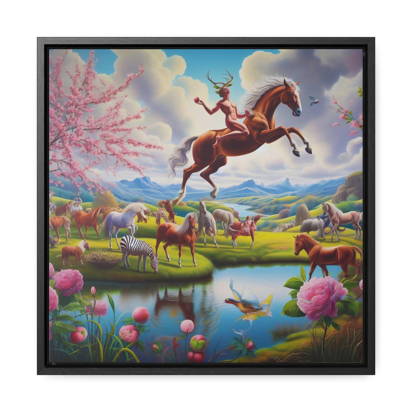 Framed Gallery Canvas Wrap - Spring 118