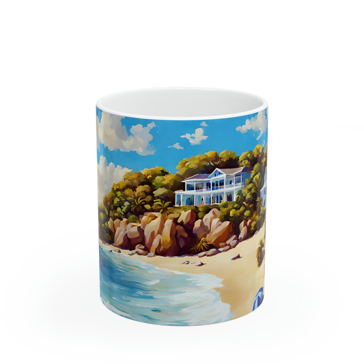 Ceramic Mug 11oz - Beach 2010