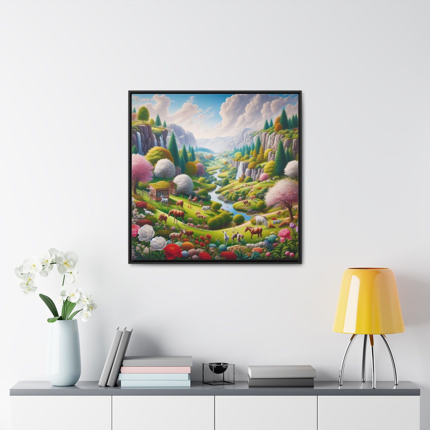 Framed Gallery Canvas Wrap - Spring 48