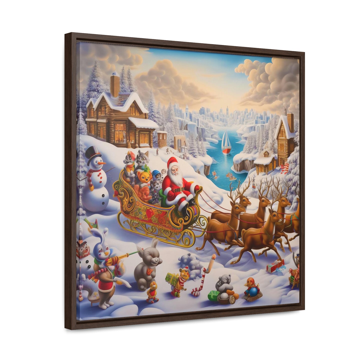 Framed Gallery Canvas Wrap - Winter 112