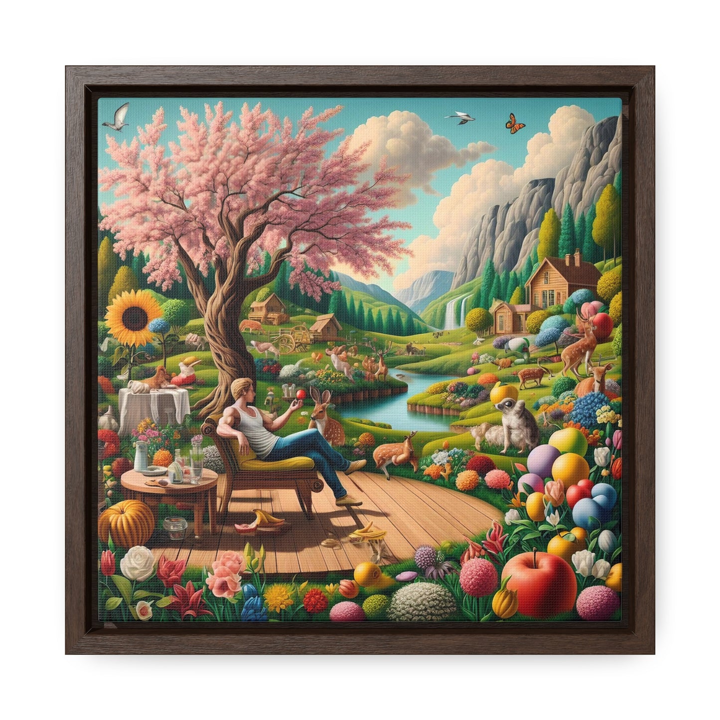 Framed Gallery Canvas Wrap - Spring 13