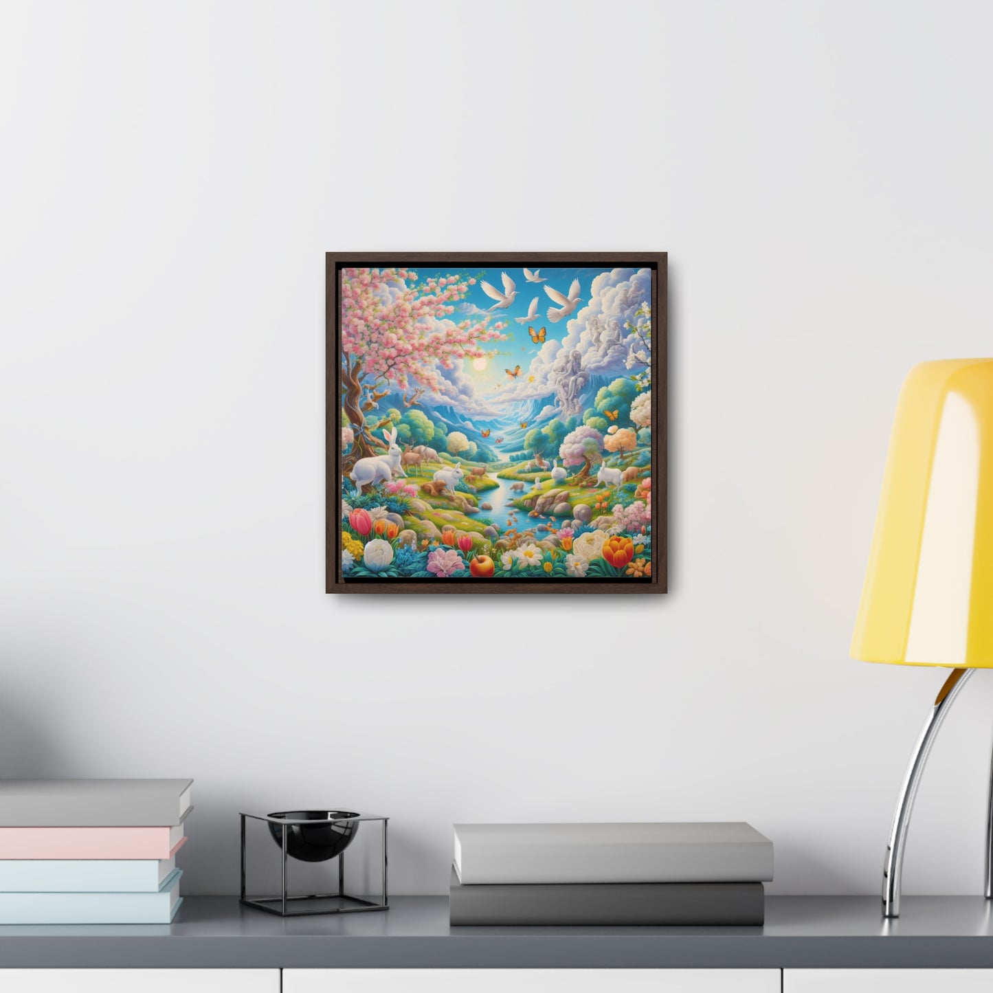 Framed Gallery Canvas Wrap - Spring 129