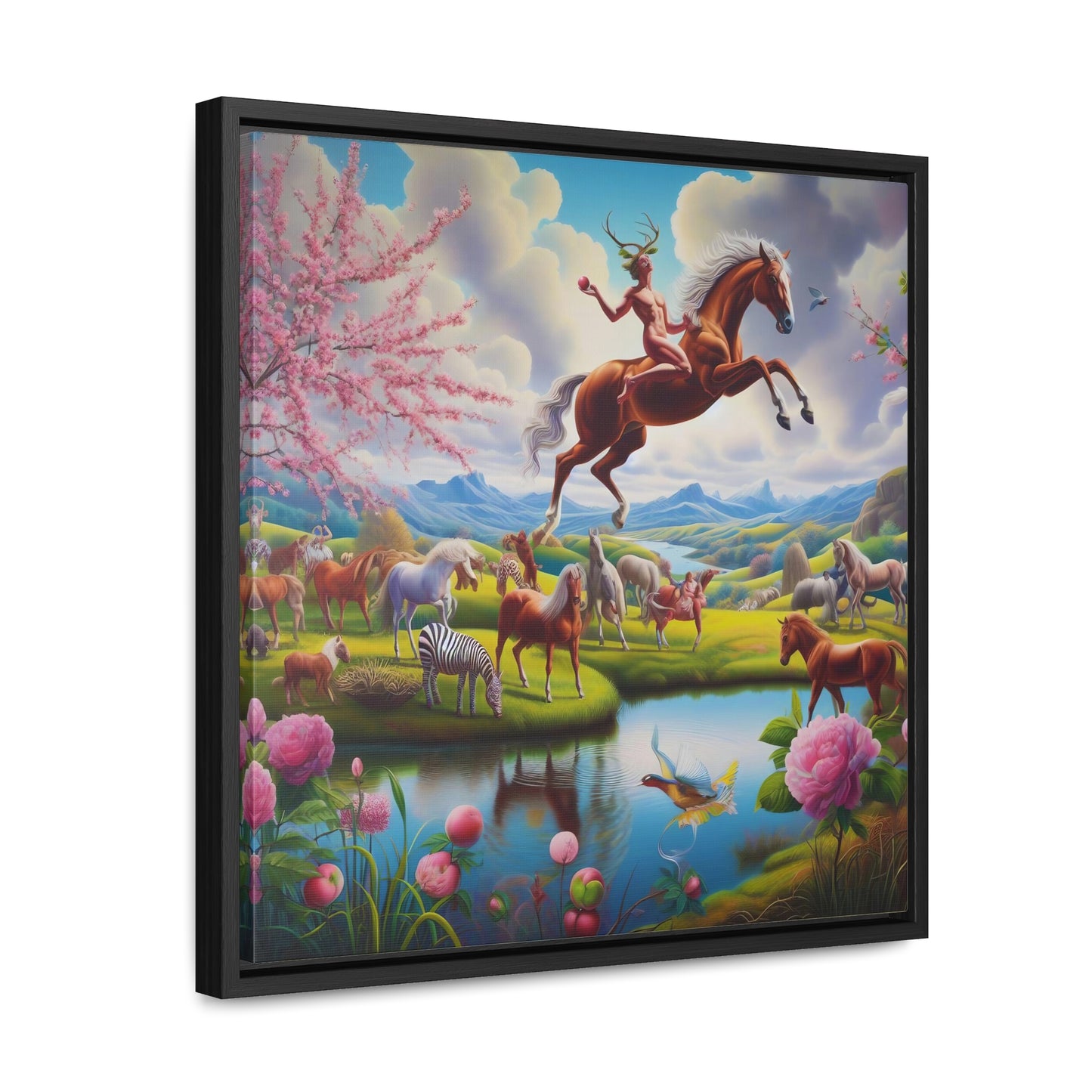 Framed Gallery Canvas Wrap - Spring 118