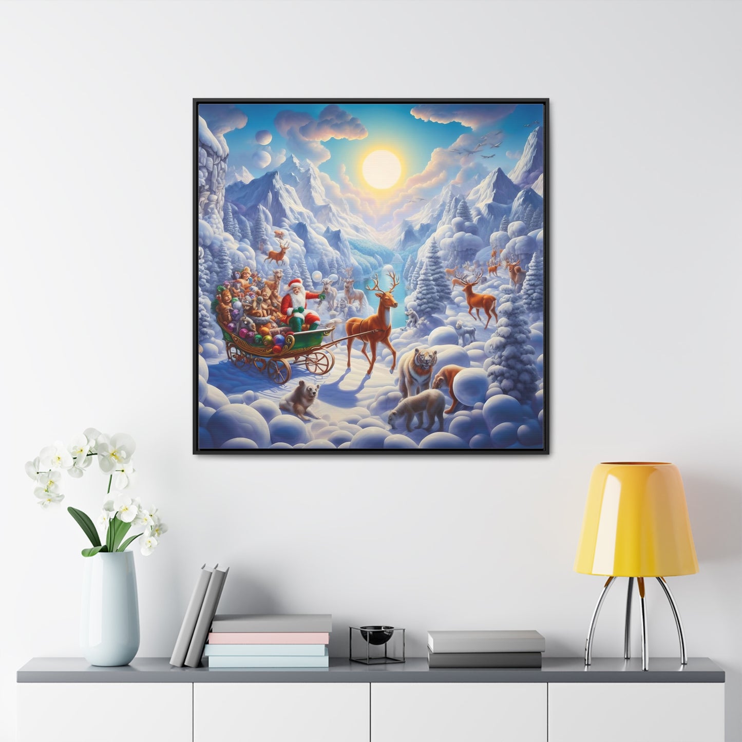 Framed Gallery Canvas Wrap - Winter 123