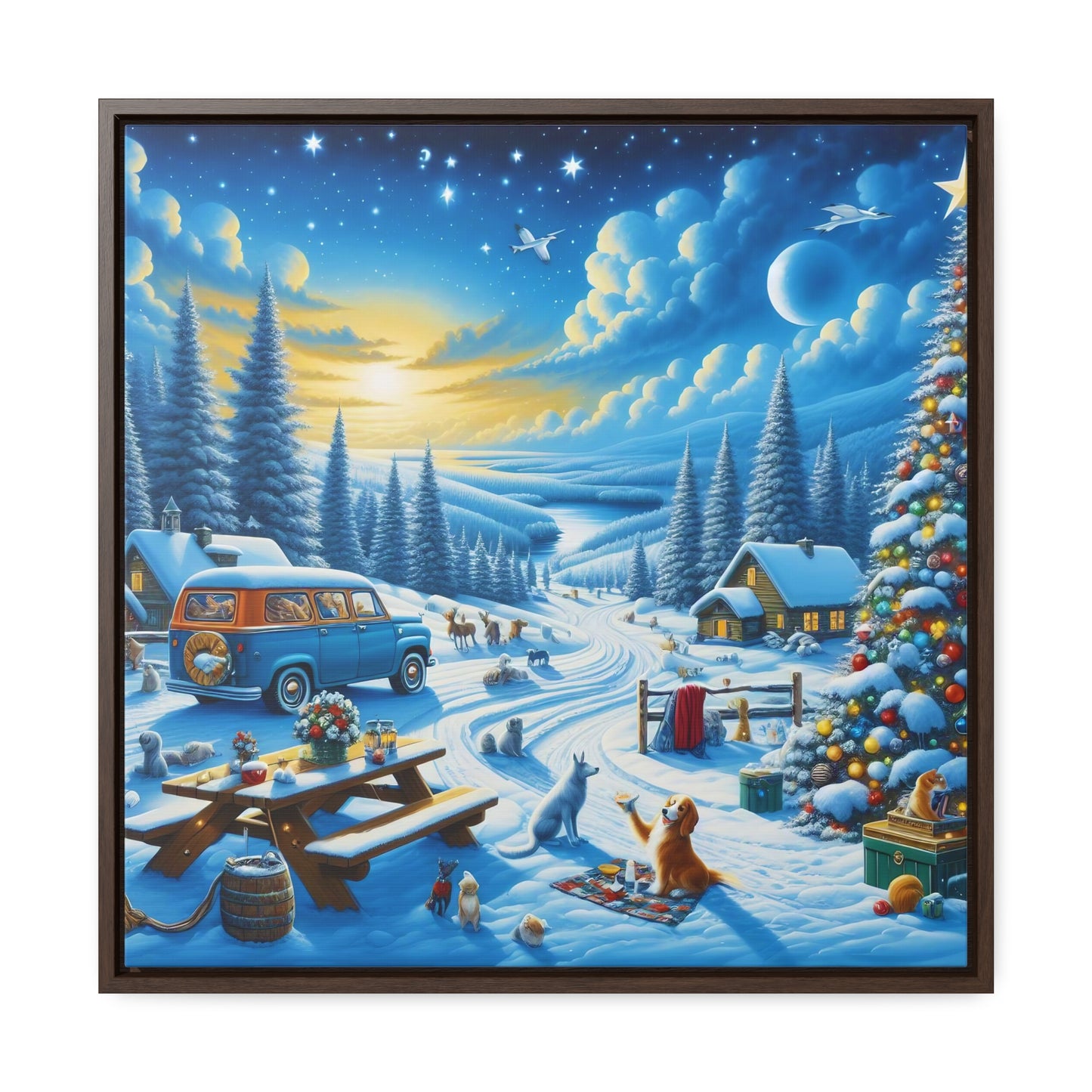 Framed Gallery Canvas Wrap - Winter 110