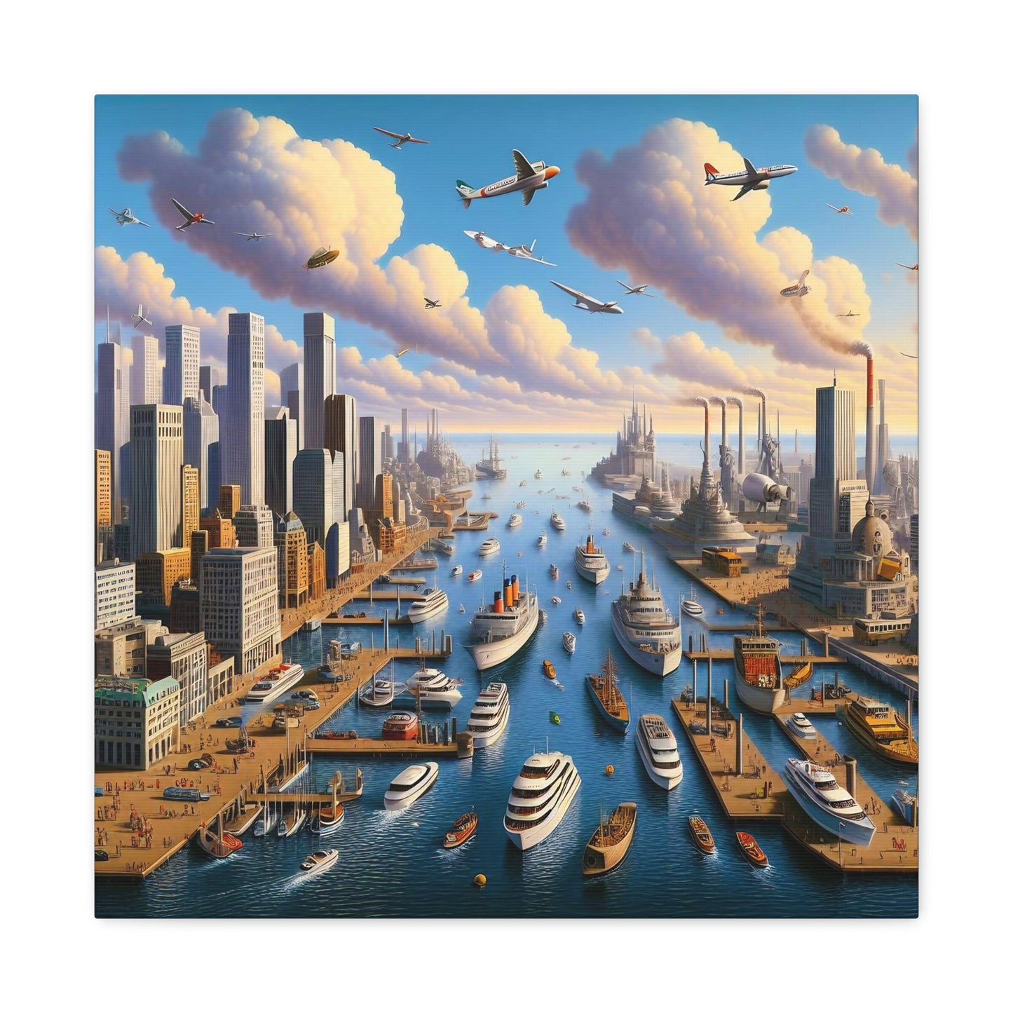 Canvas Gallery Wrap - Harbor 4