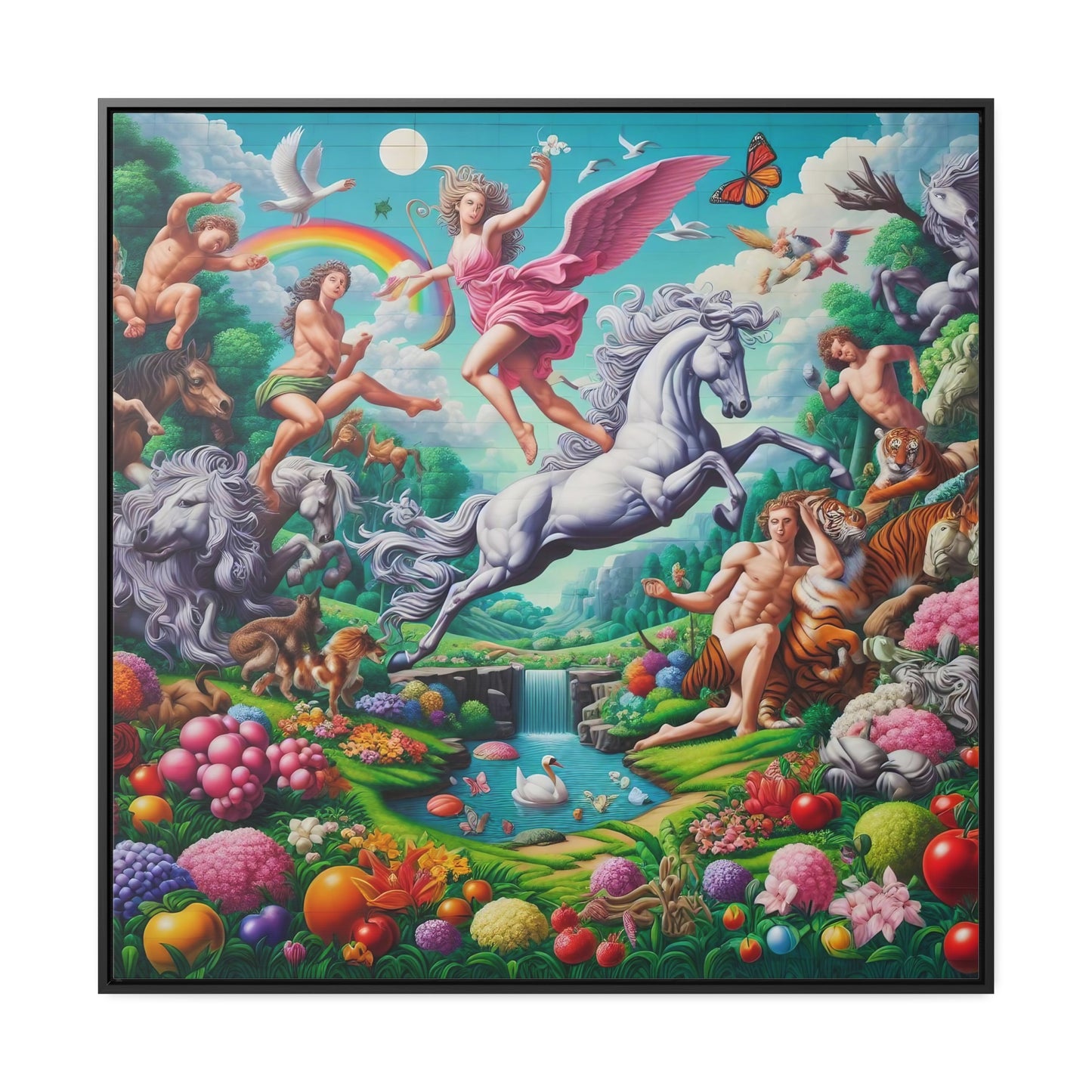 Framed Gallery Canvas Wrap - Spring 113