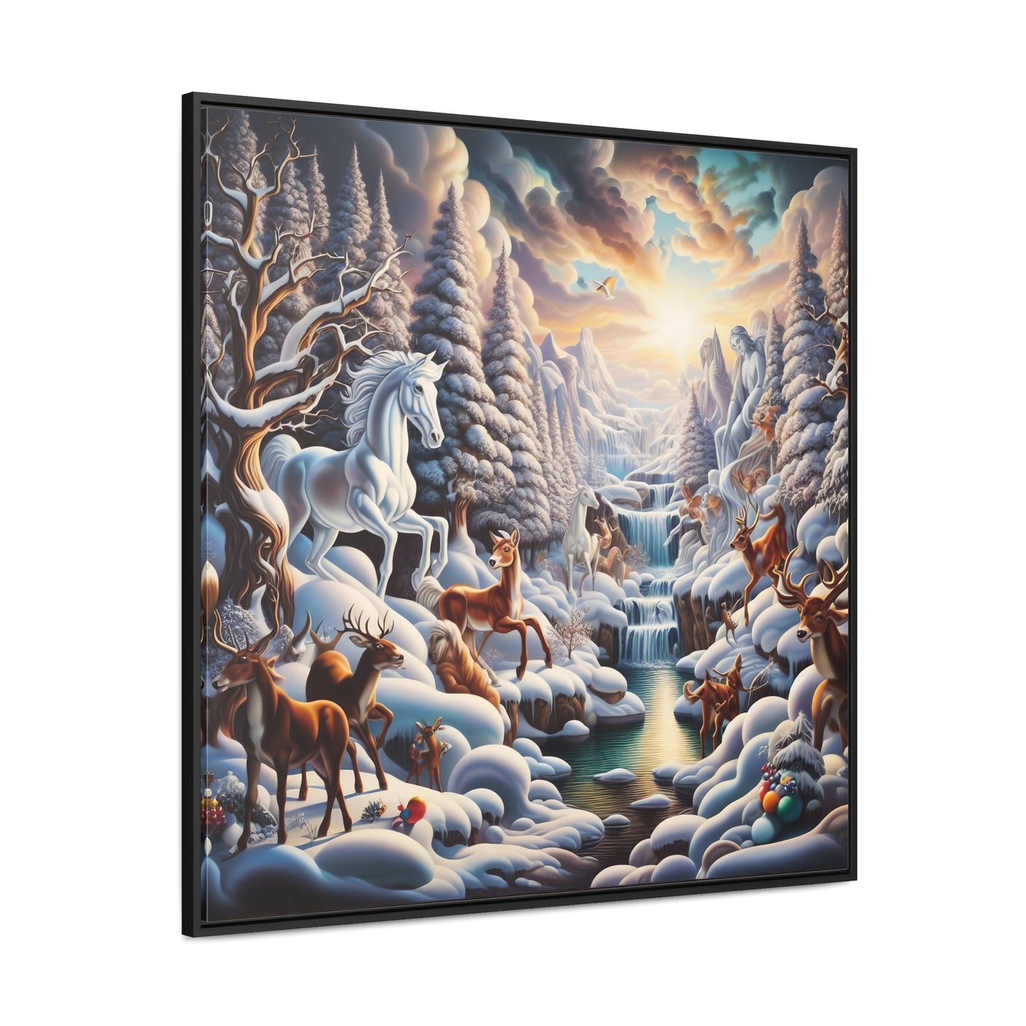 Framed Gallery Canvas Wrap - Winter 116