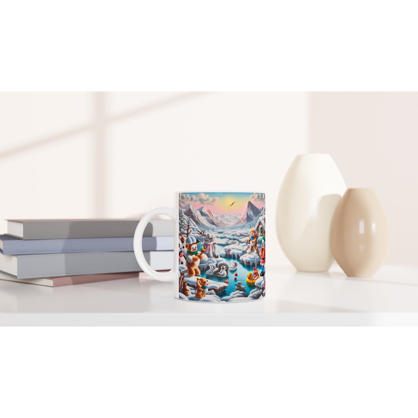 White 11oz Ceramic Mug - Winter 150