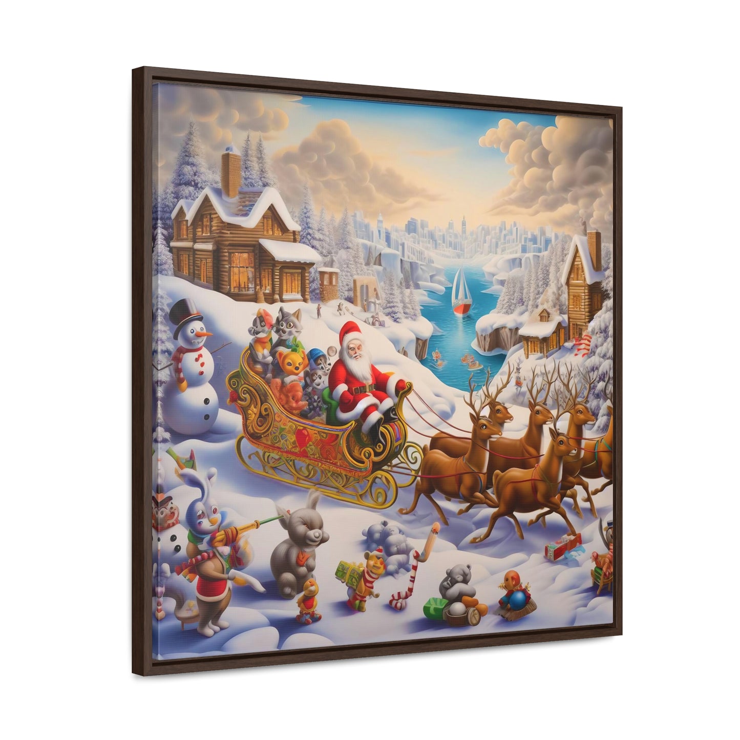 Framed Gallery Canvas Wrap - Winter 112