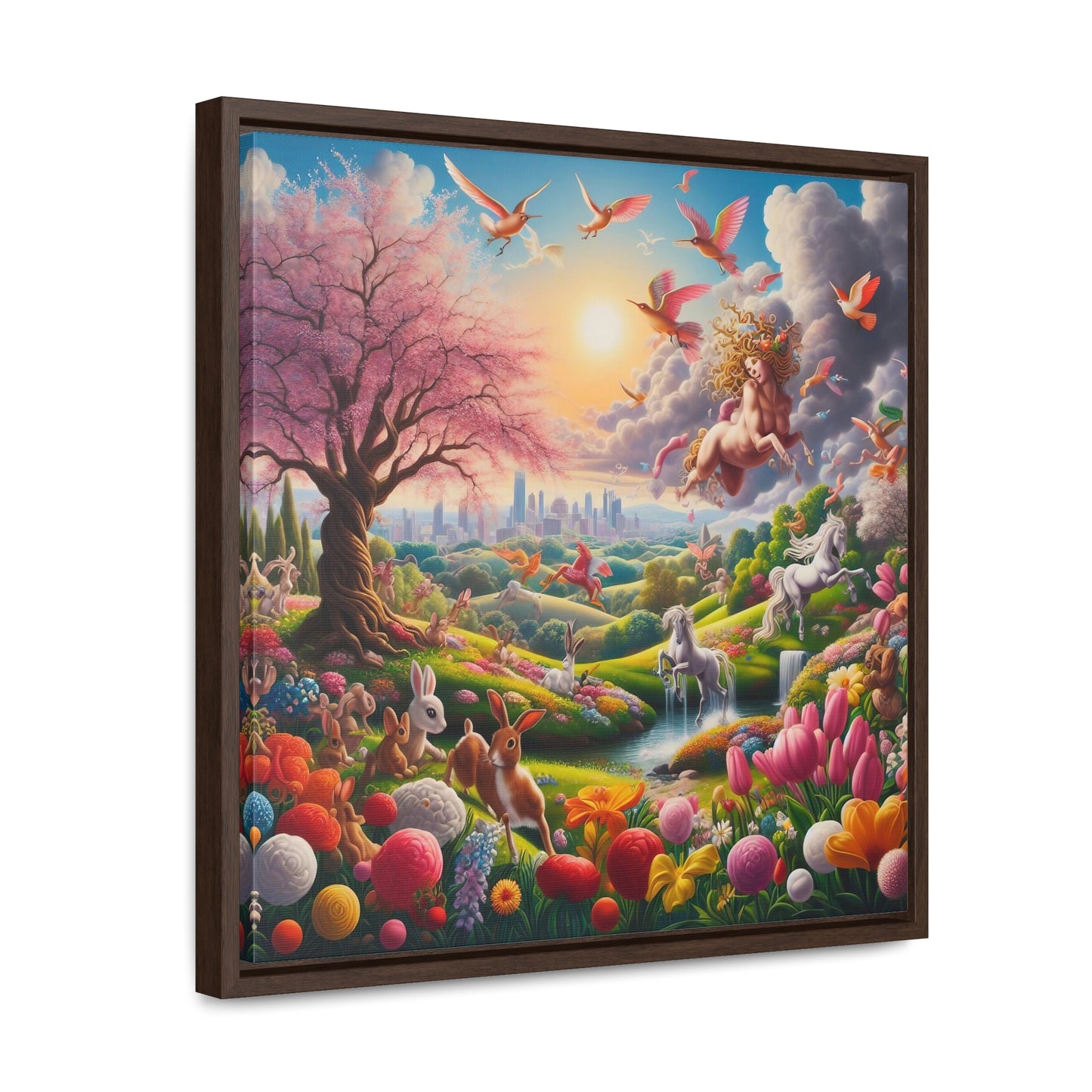 Framed Gallery Canvas Wrap - Spring 110