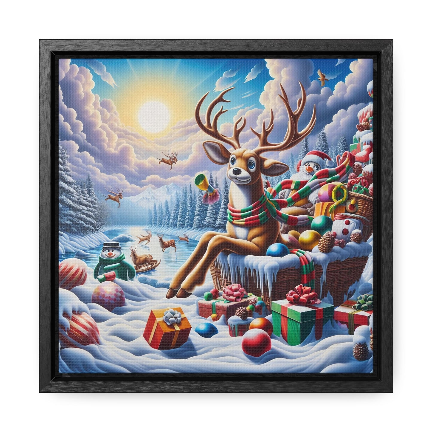 Framed Gallery Canvas Wrap - Winter 117