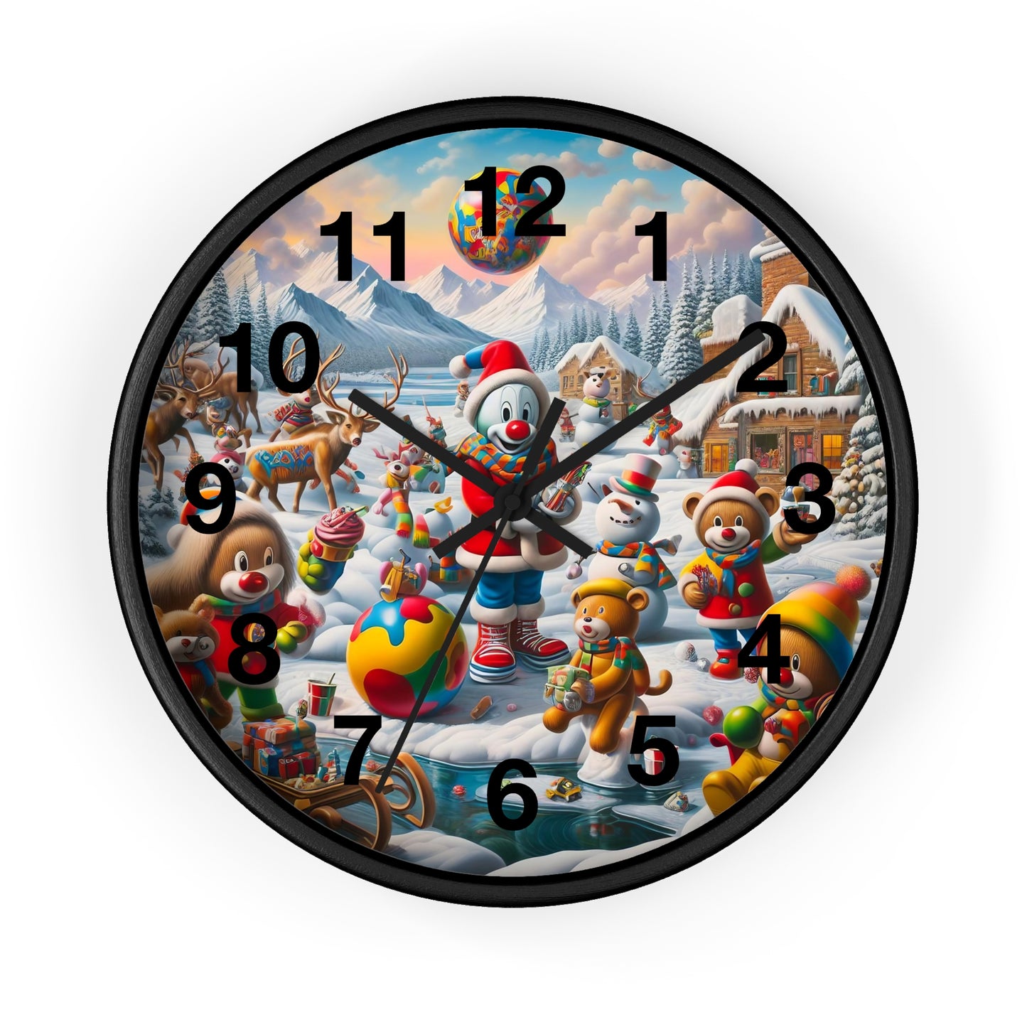 Wall Clock - Winter 108