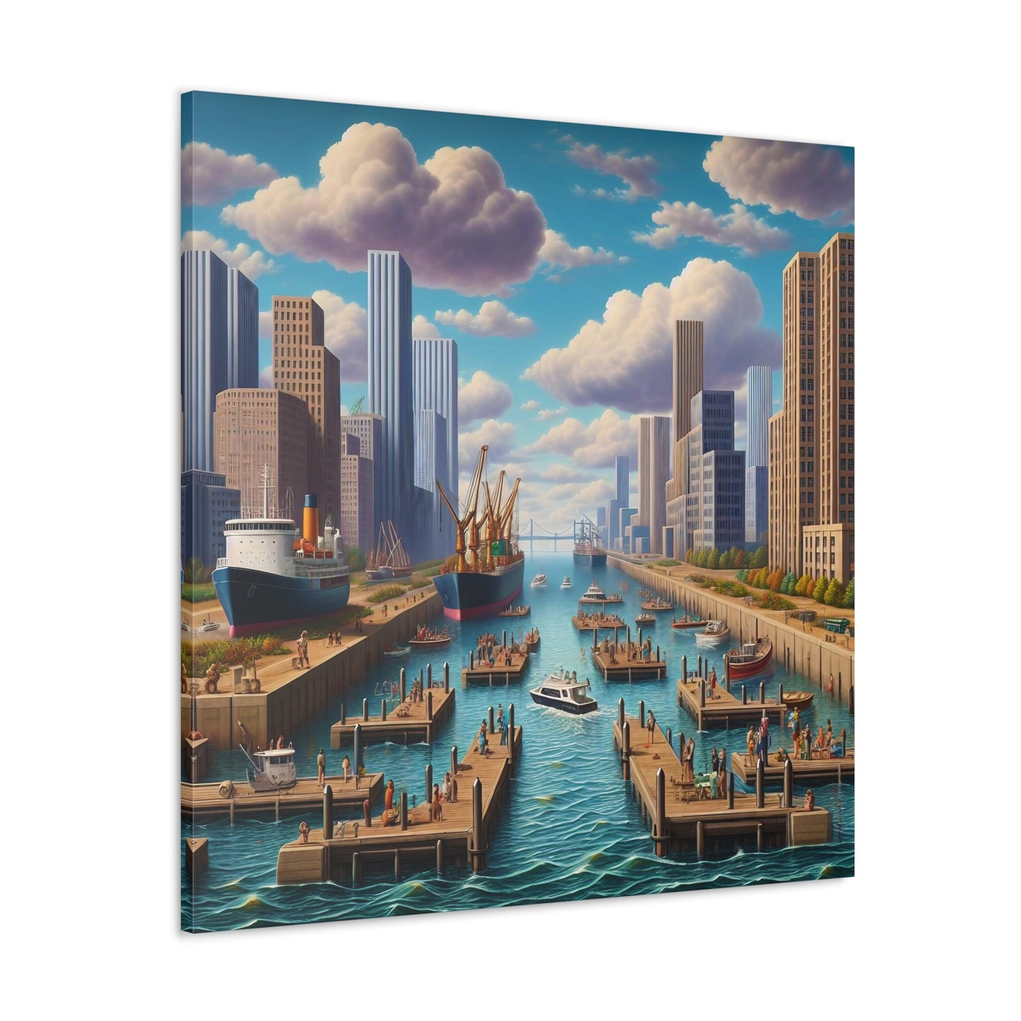 Canvas Gallery Wrap - Harbor 2