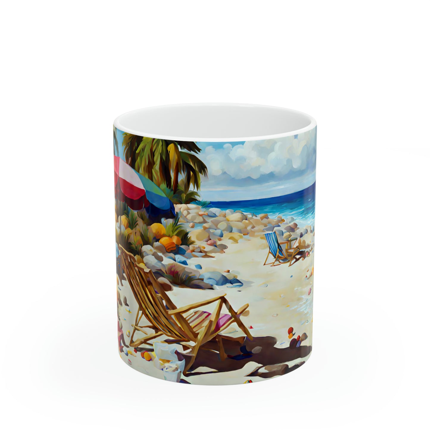 Ceramic Mug 11oz - Beach 2025