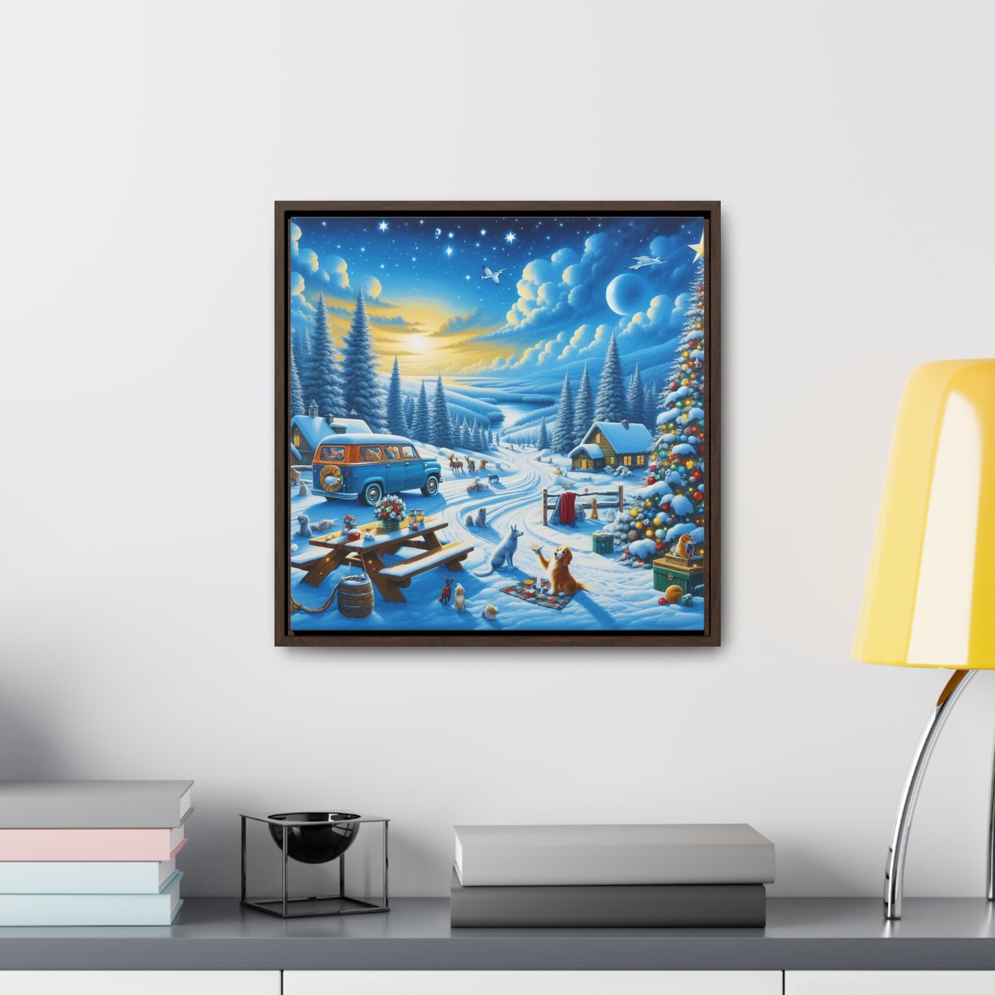 Framed Gallery Canvas Wrap - Winter 110