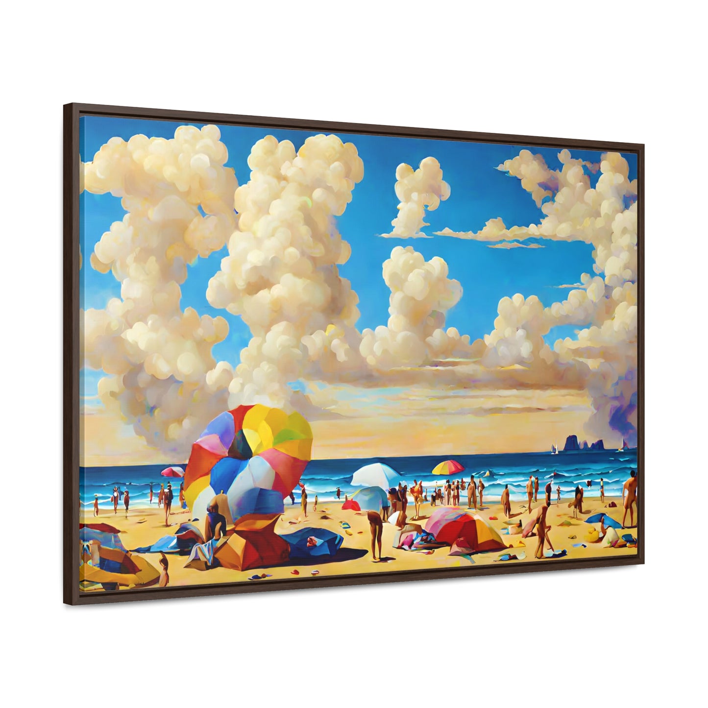 Framed Canvas Gallery Wrap - Beach 2003