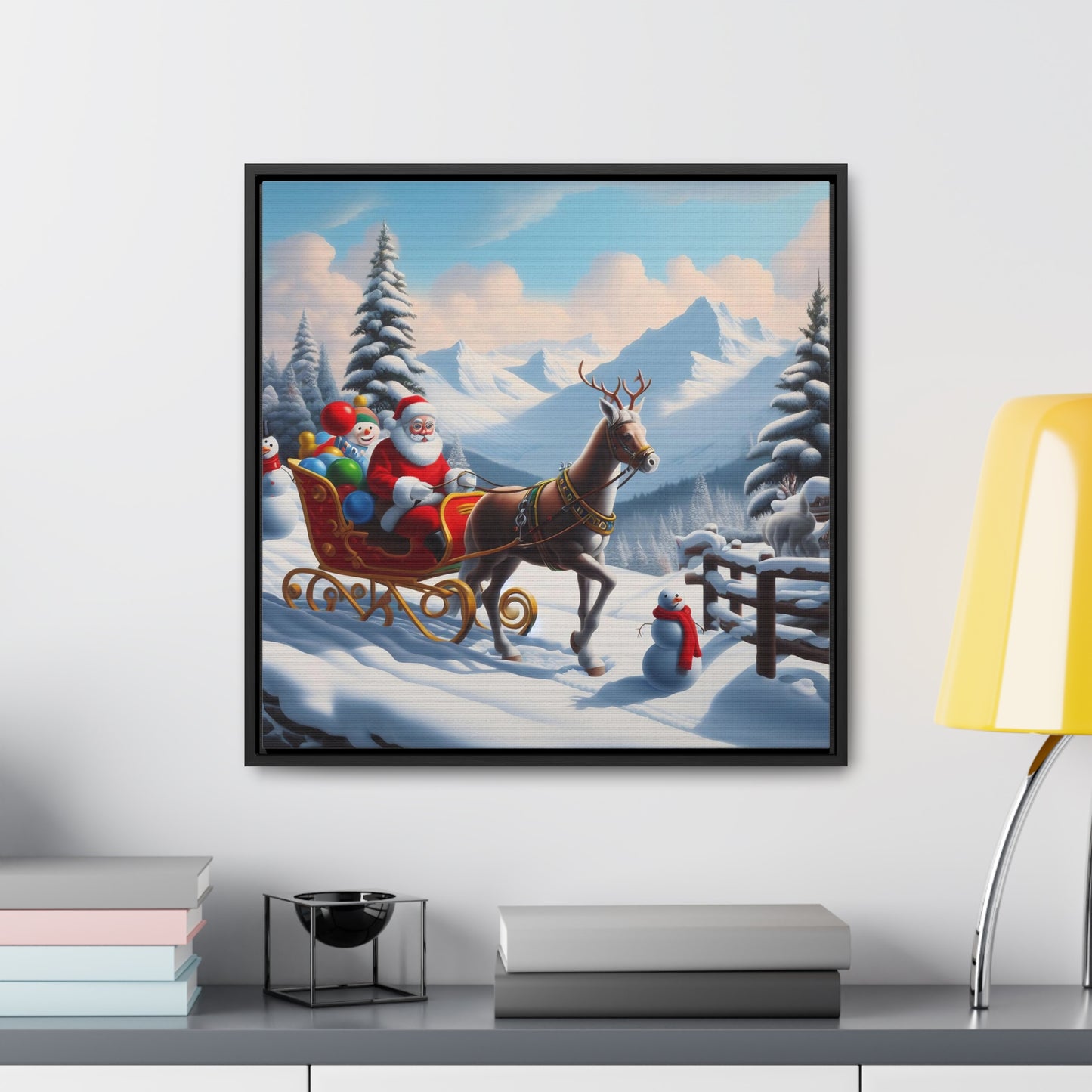 Framed Gallery Canvas Wrap - Winter 125