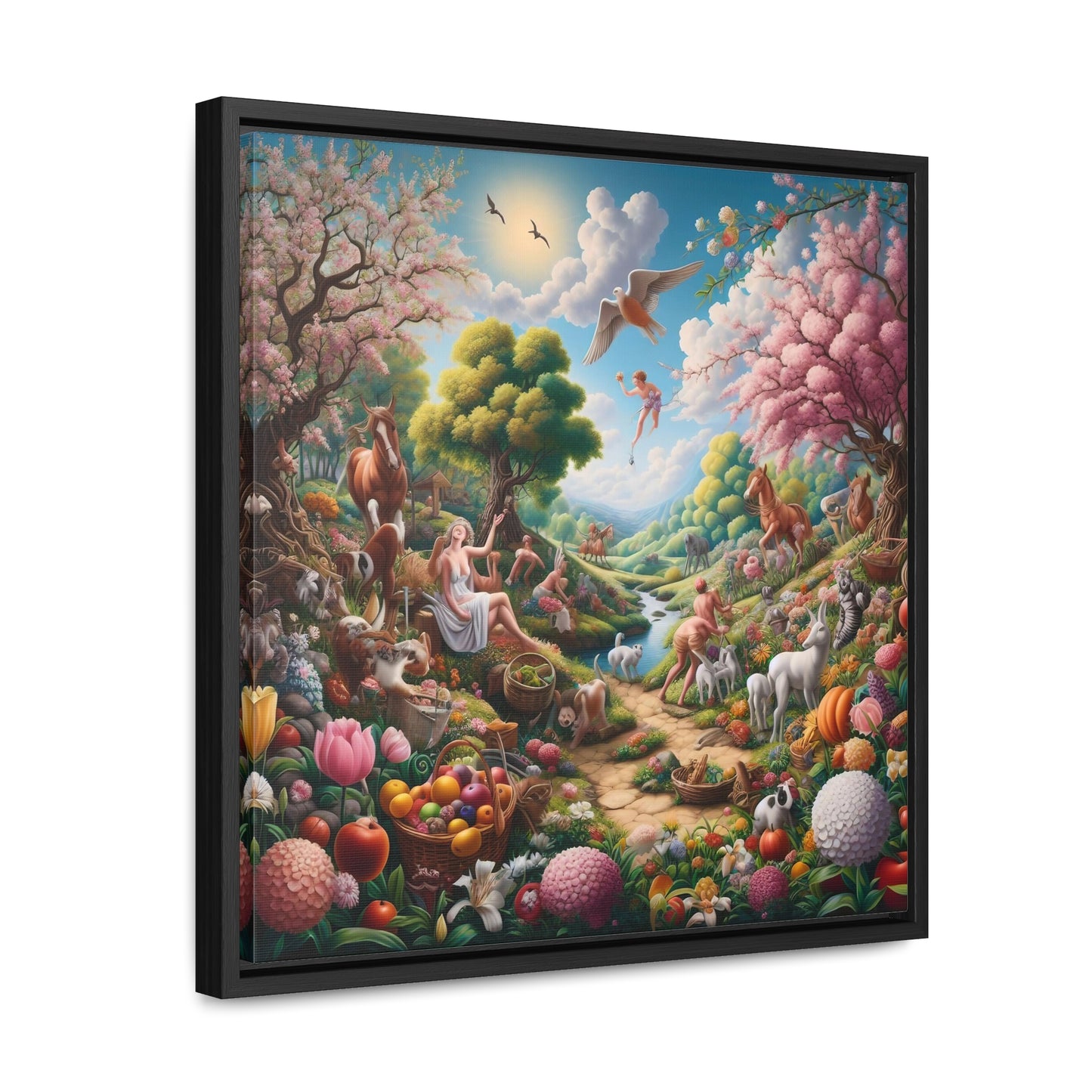 Framed Gallery Canvas Wrap - Spring 4