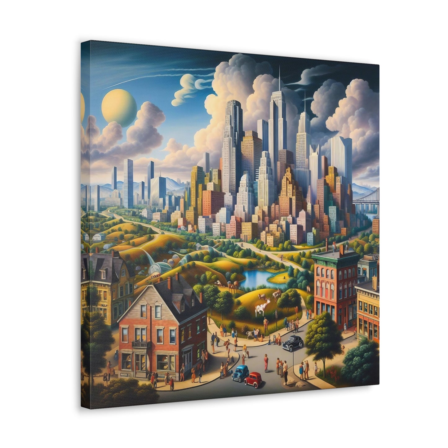 Canvas Gallery Wrap - City 7