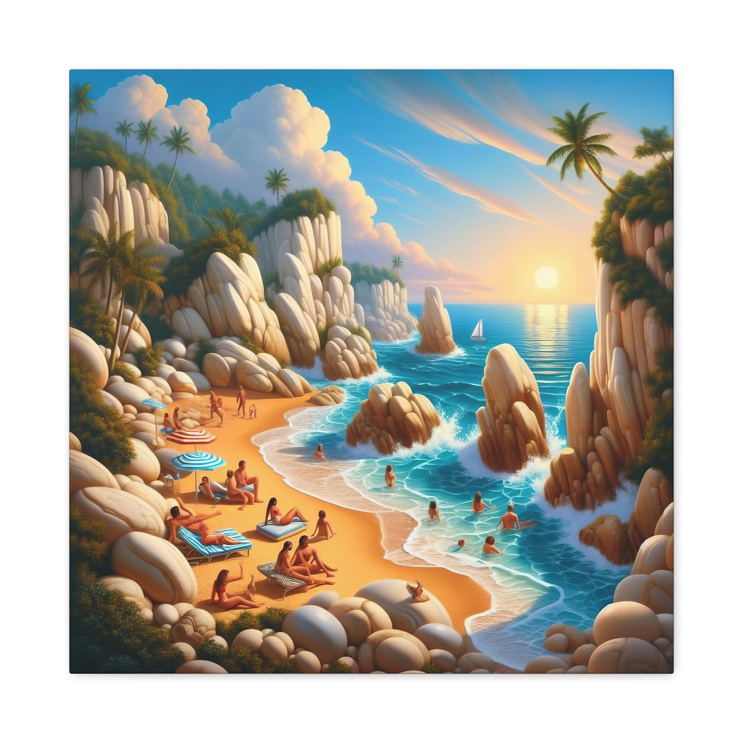 Canvas Gallery Wrap - Beach 5