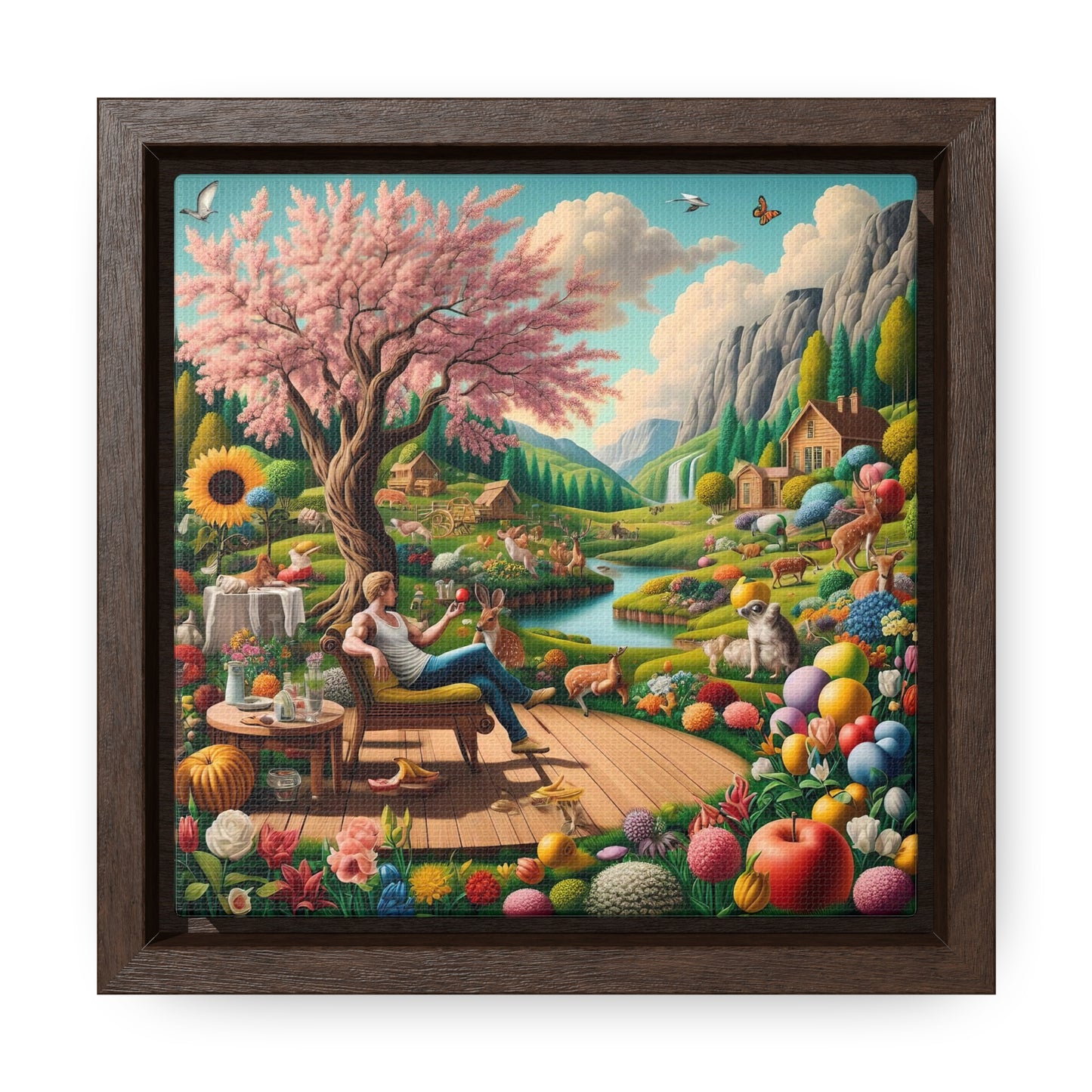 Framed Gallery Canvas Wrap - Spring 13