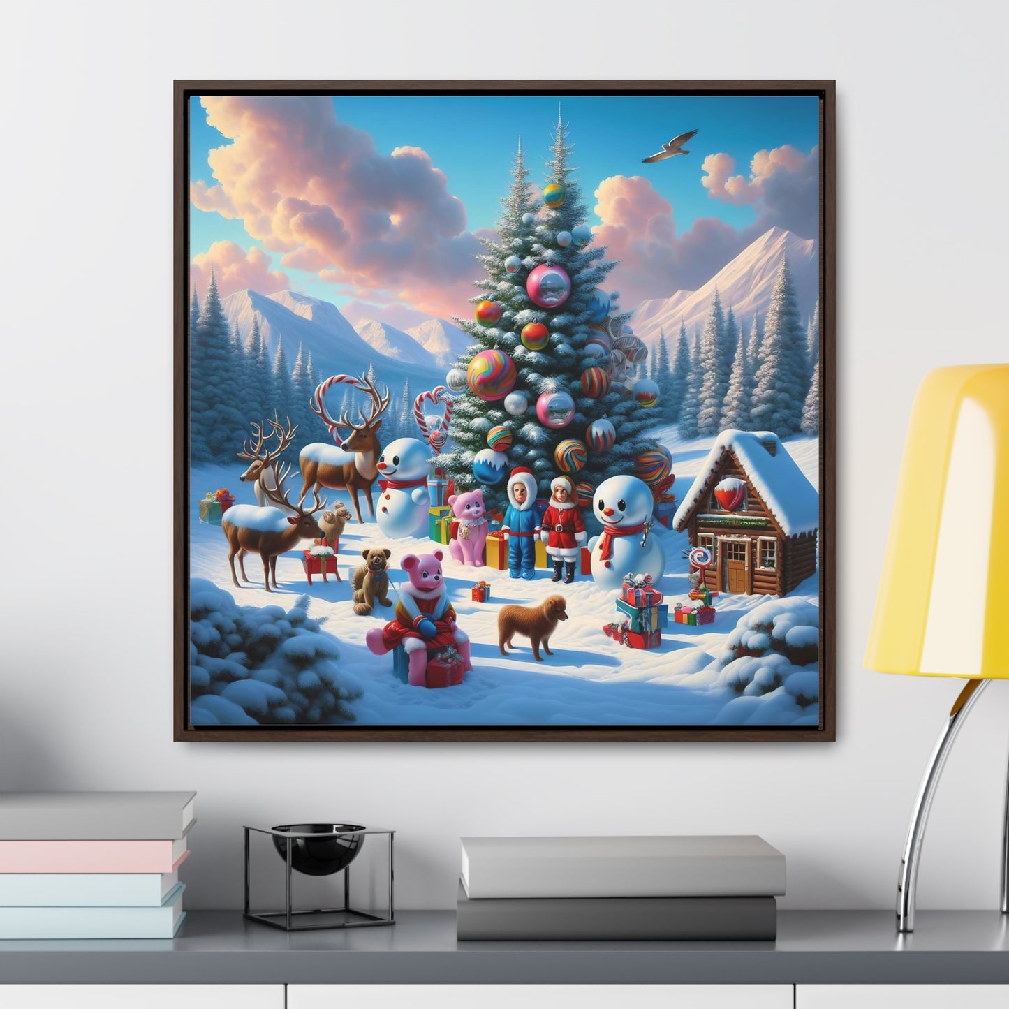 Framed Gallery Canvas Wrap - Winter 122