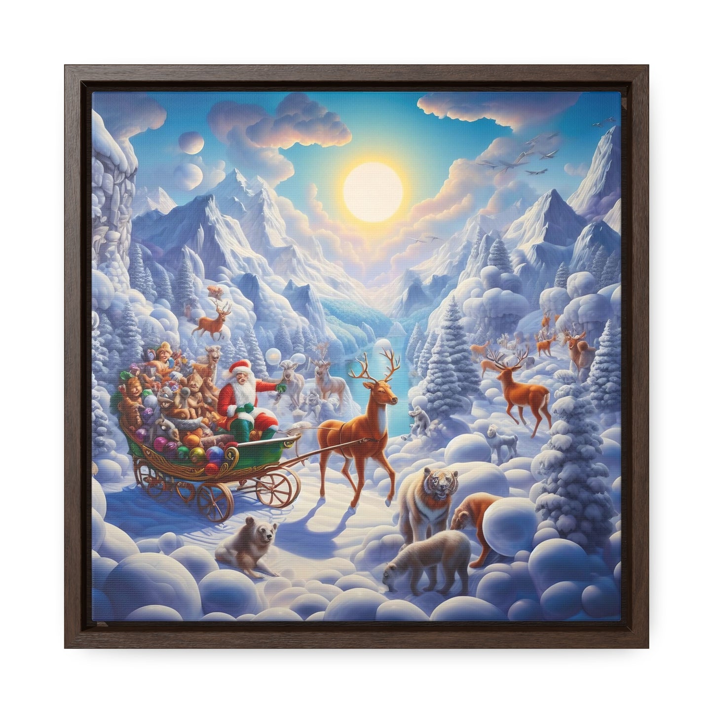 Framed Gallery Canvas Wrap - Winter 123