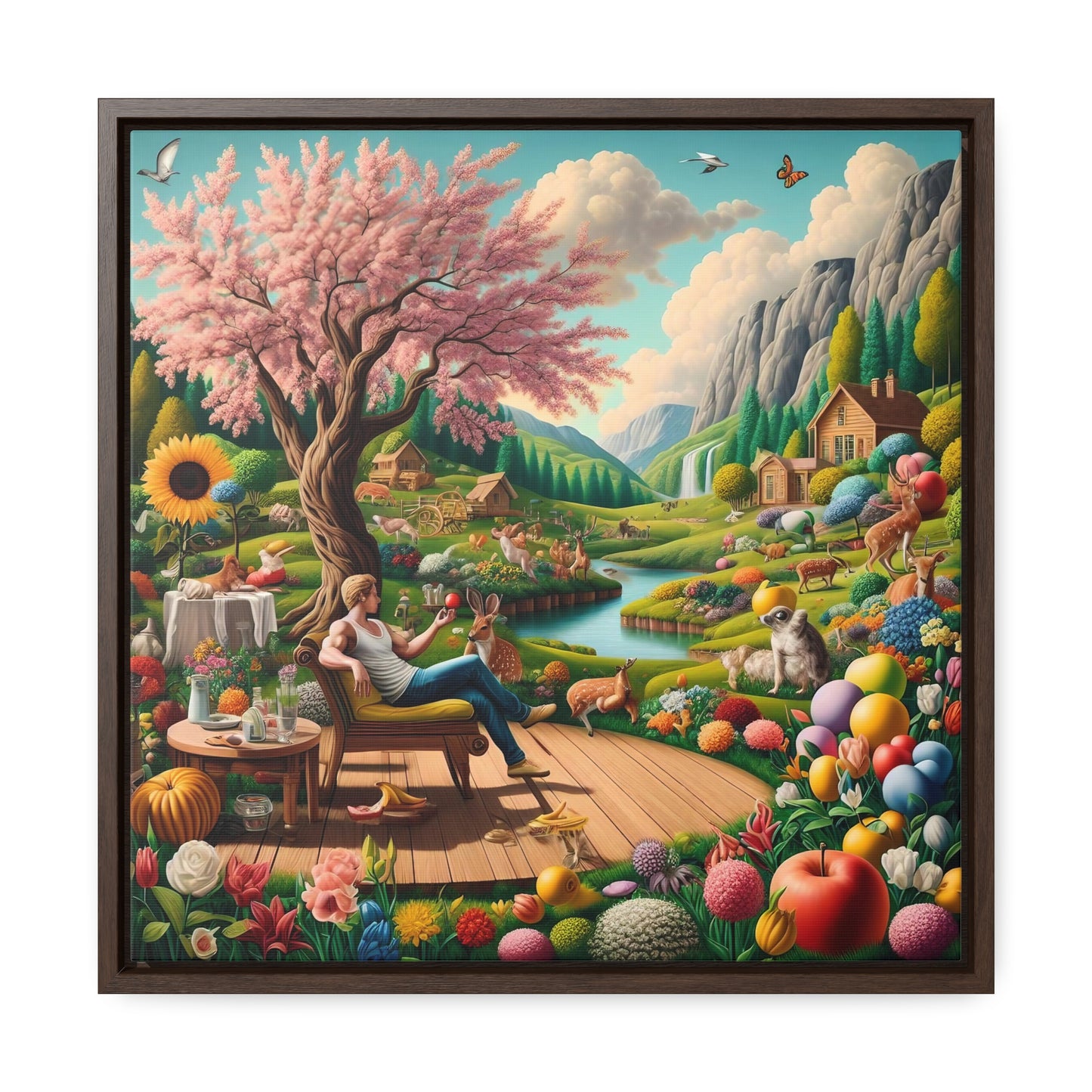 Framed Gallery Canvas Wrap - Spring 13