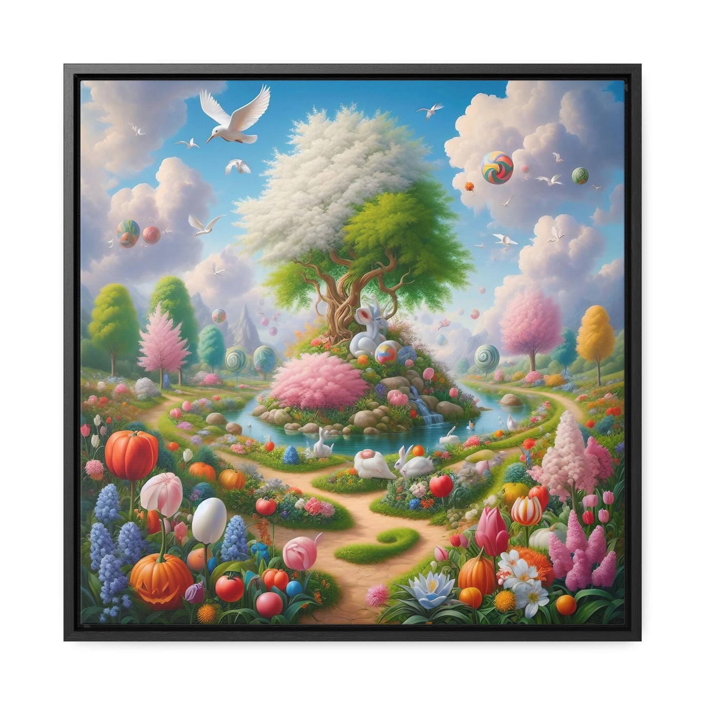 Framed Gallery Canvas Wrap - Spring 42