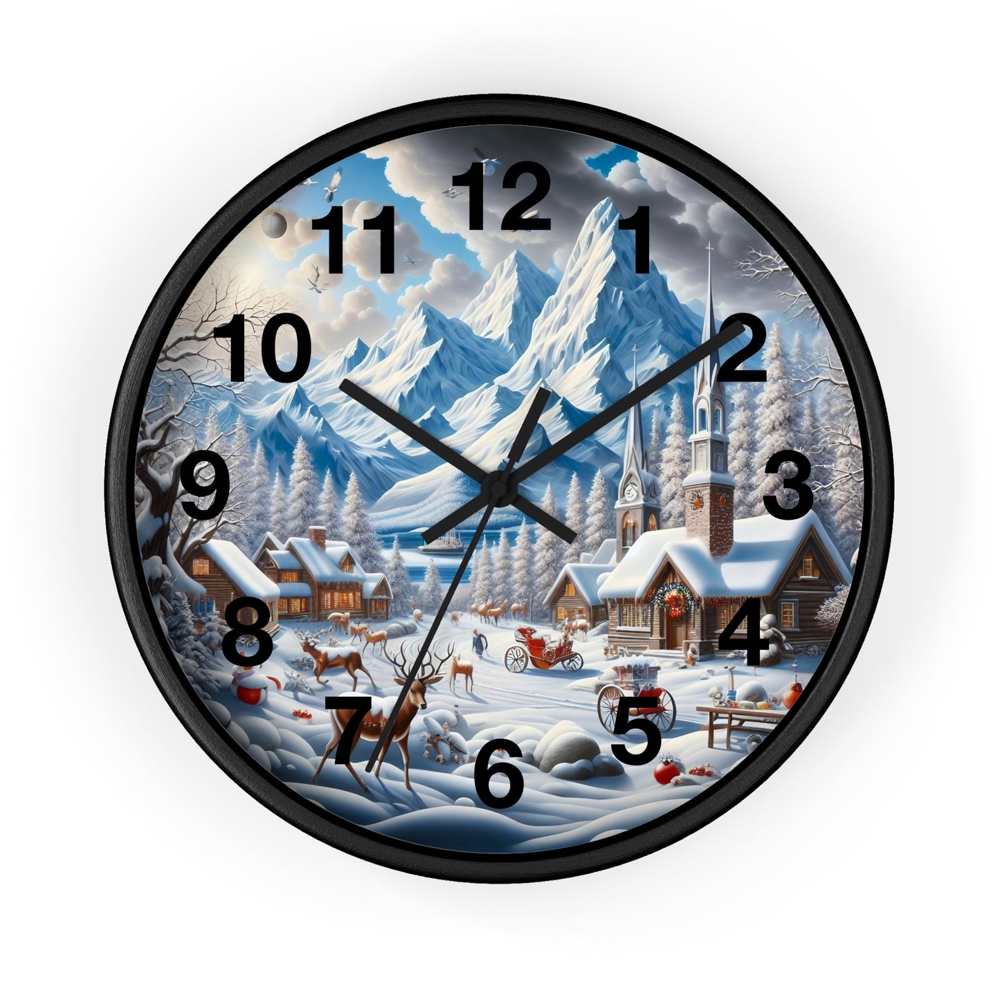 Wall Clock - Winter 129