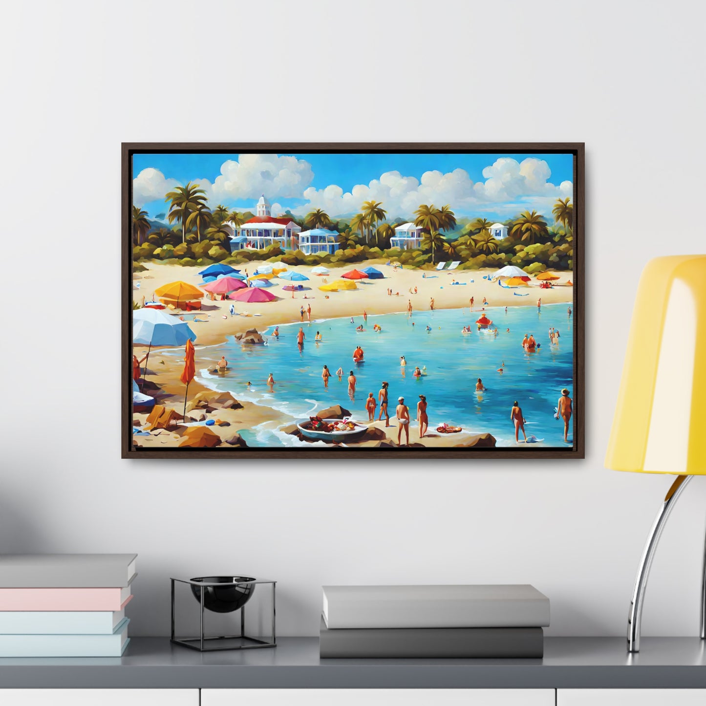 Framed Canvas Gallery Wrap - Beach 2011