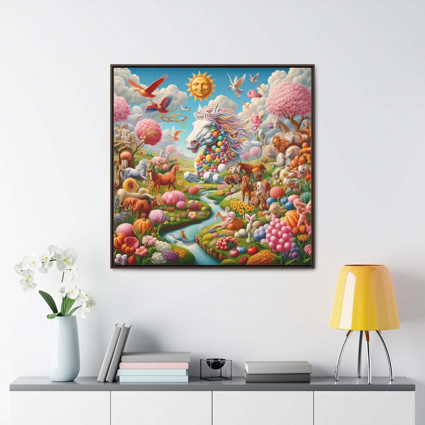 Framed Gallery Canvas Wrap - Spring 138