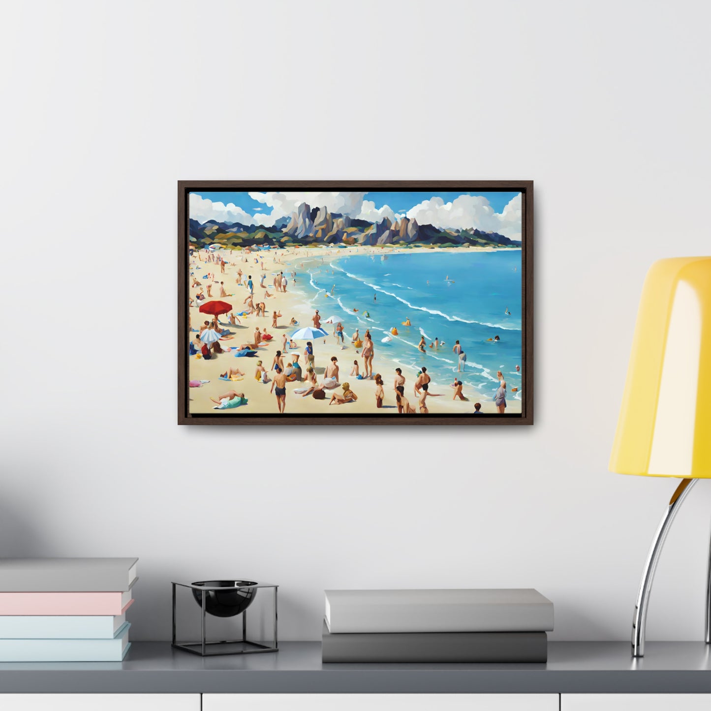 Framed Canvas Gallery Wrap - Beach 2008