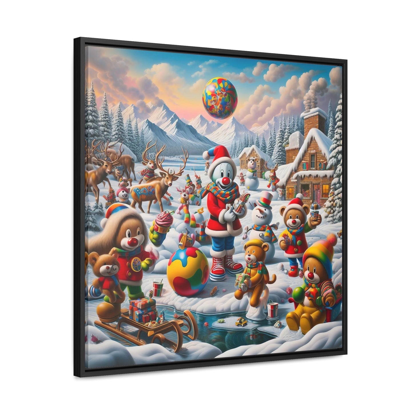 Framed Gallery Canvas Wrap - Winter 108