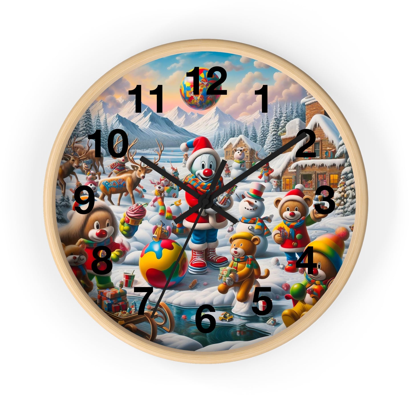 Wall Clock - Winter 108